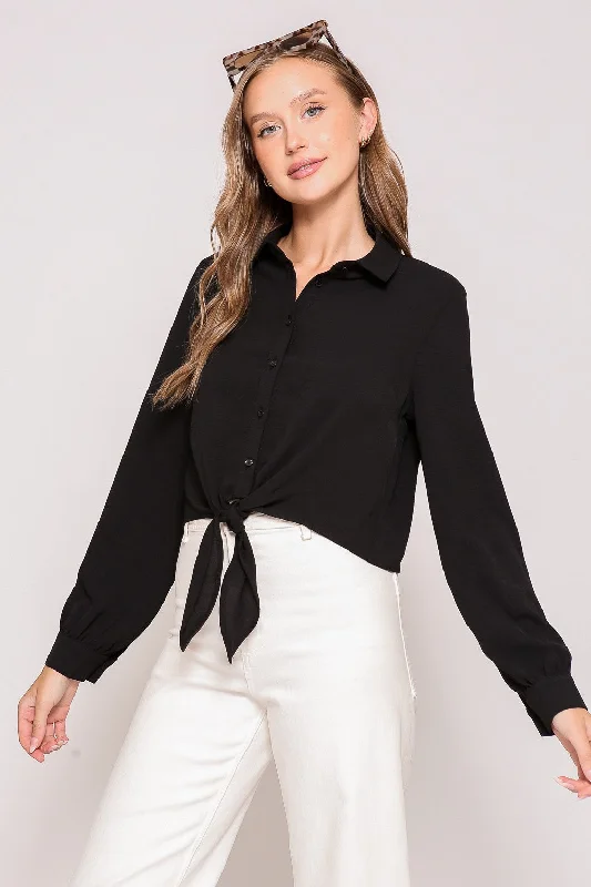 Brooklyn Blouse- Black (FINIAL SALE)