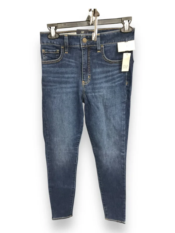 Jeans Jeggings By Gap In Blue Denim, Size: 4