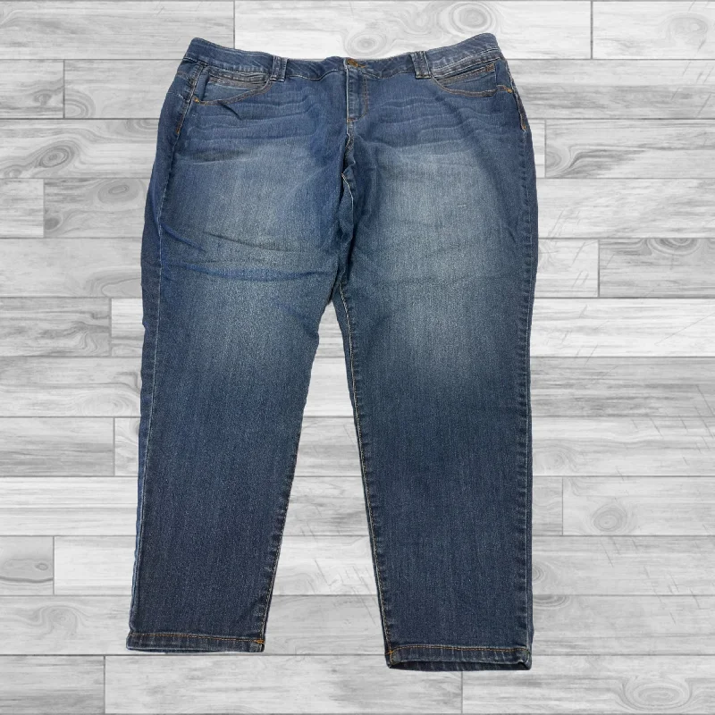 Jeans Skinny By Democracy In Blue Denim, Size: 24