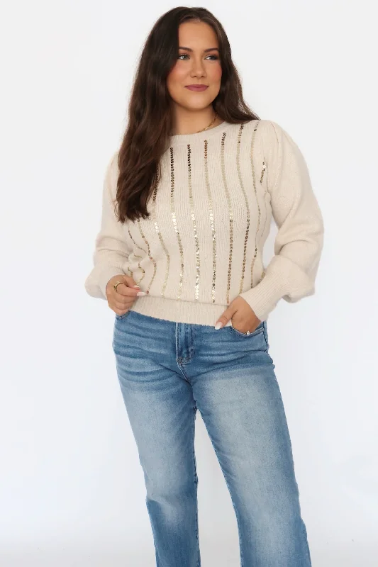 Ellie Sequin Sweater (FINAL SALE)