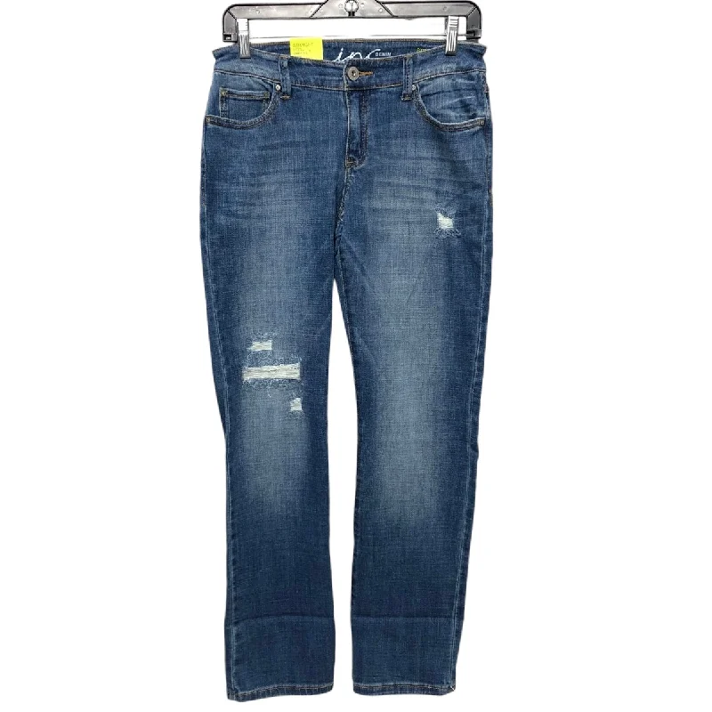 Jeans Straight By Inc In Blue Denim, Size: 2