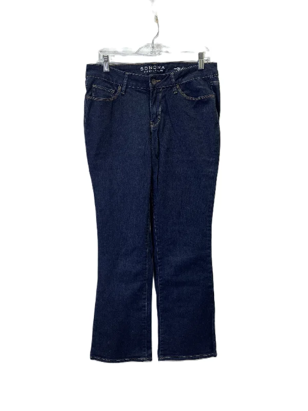 Jeans Straight By Sonoma In Blue, Size: 10