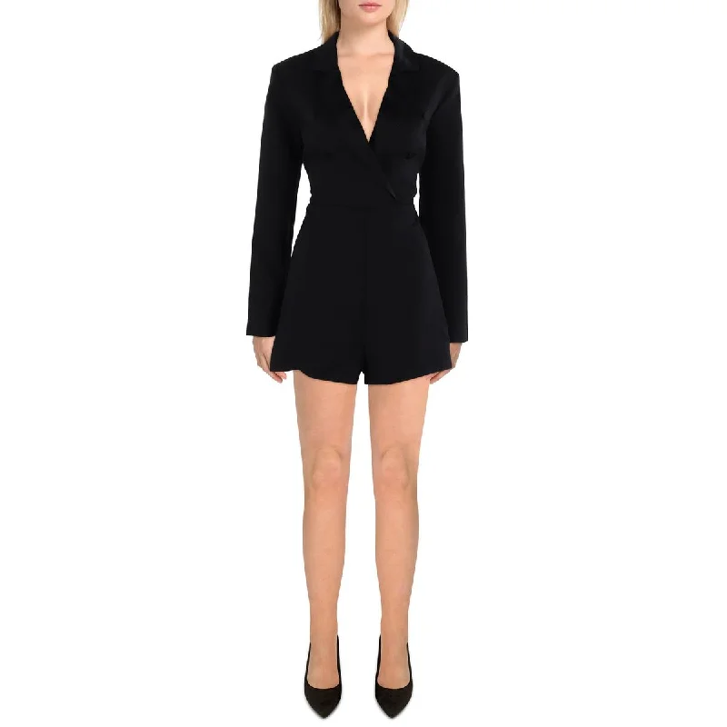 Endless Rose Womens Blazer Short Romper