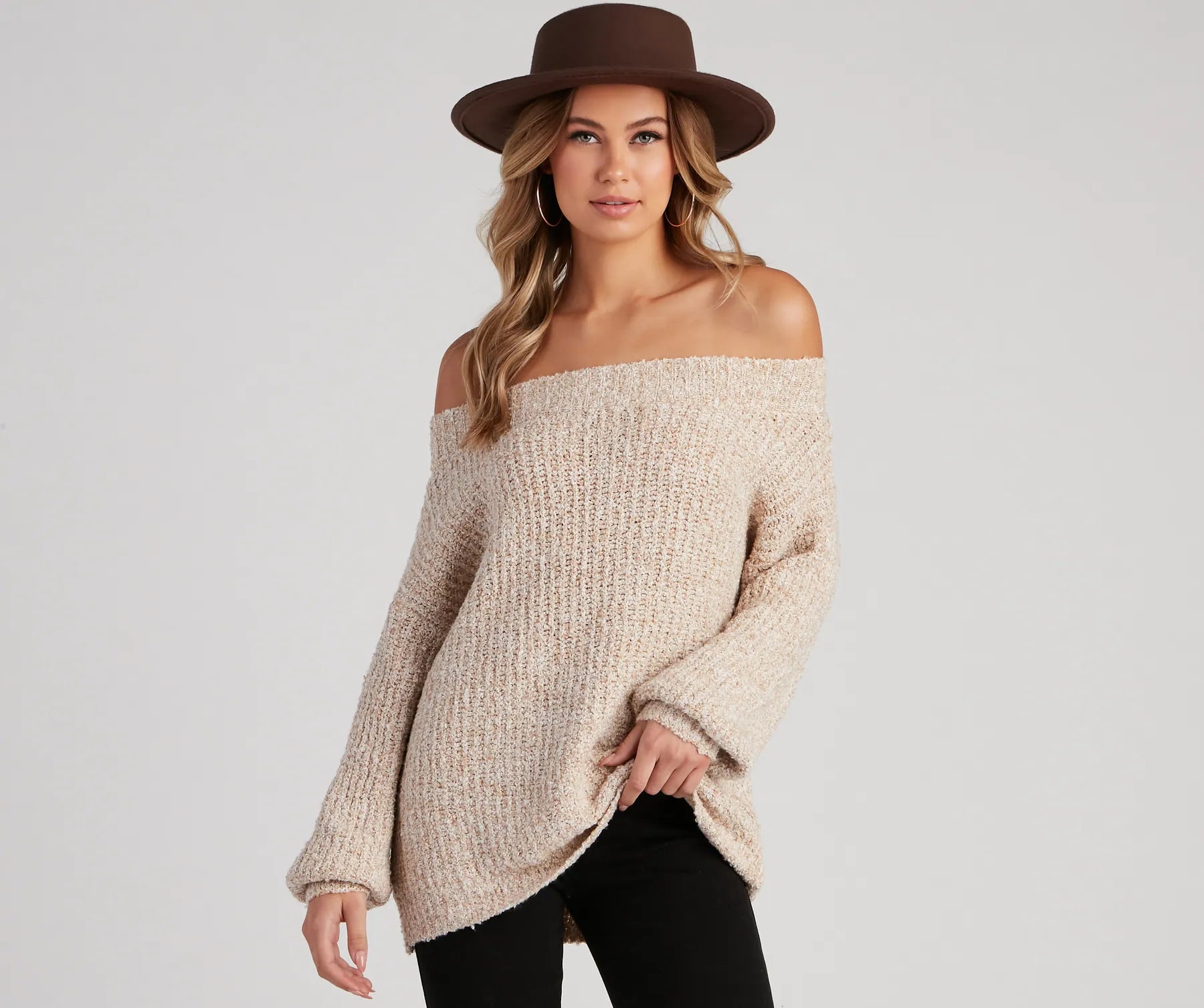 So Cozy Off-The-Shoulder Sweater