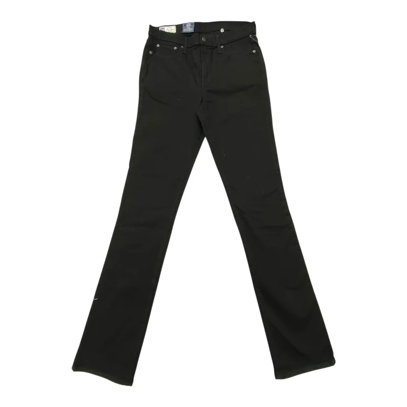 Jeans Straight By Gap In Black Denim, Size: 12l