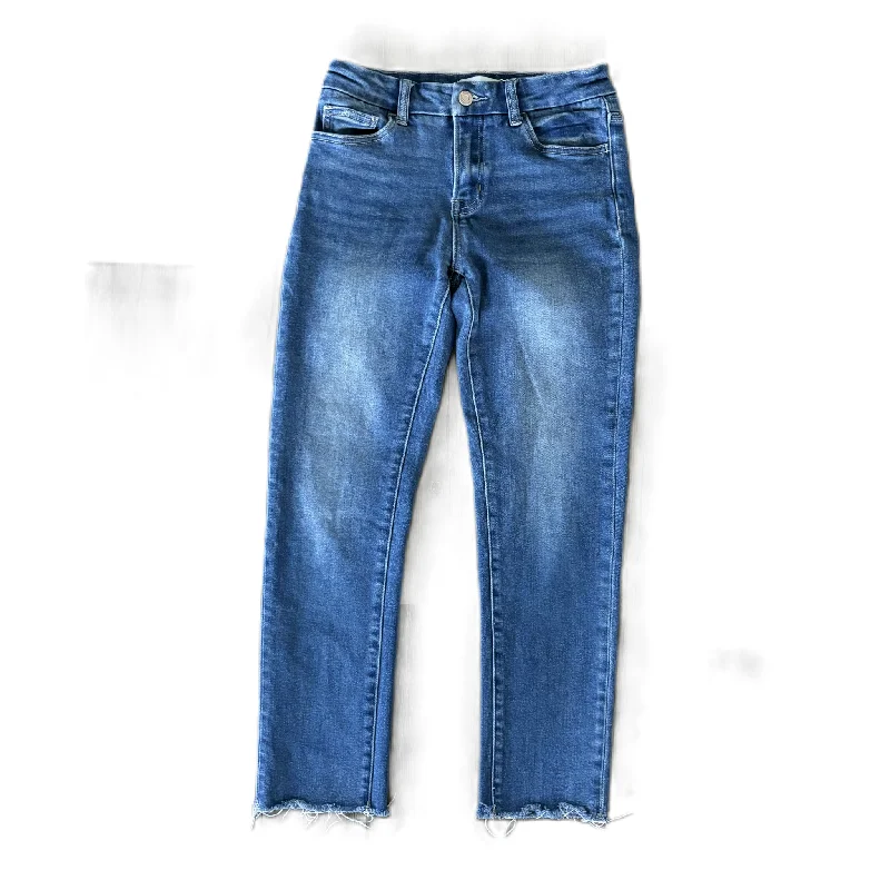 Jeans Straight By Vervet In Blue Denim, Size: 2