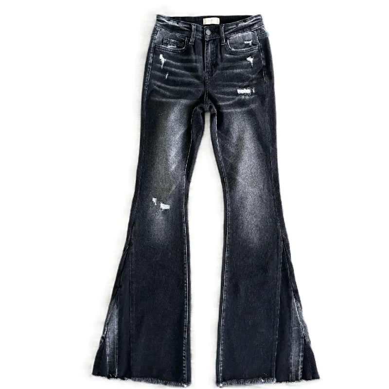 Jeans Flared By Alter’d State In Black Denim, Size: 2