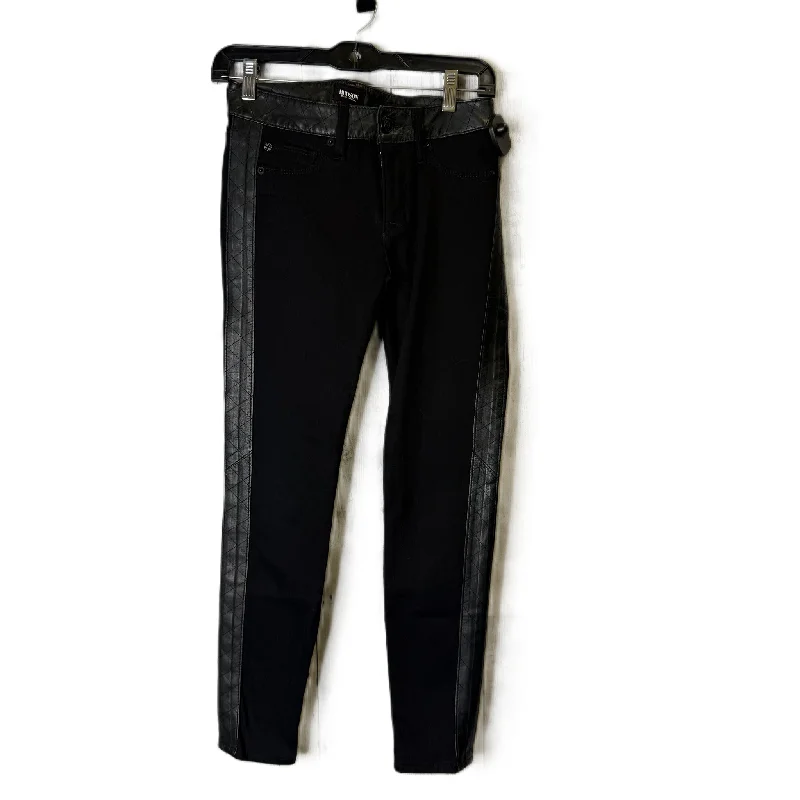 Jeans Skinny By Hudson In Black Denim, Size: 2