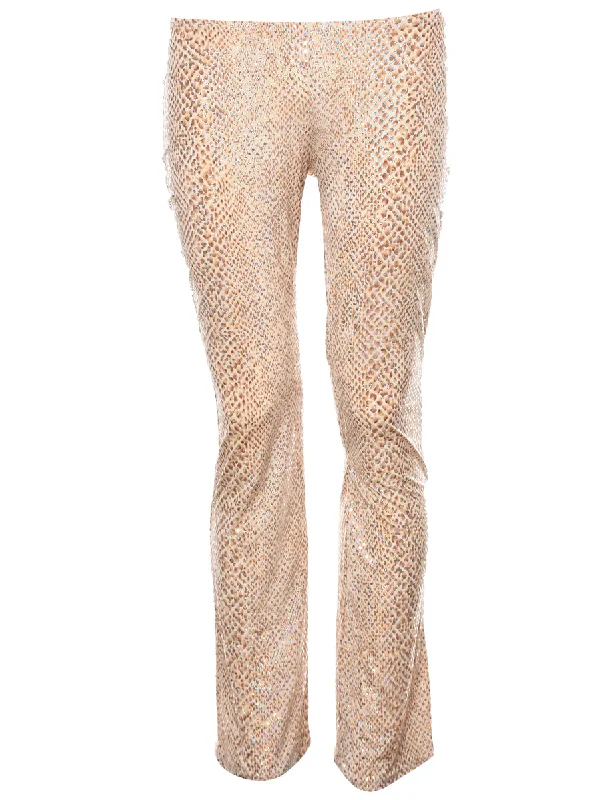 Animal Print Trousers - W26 L31