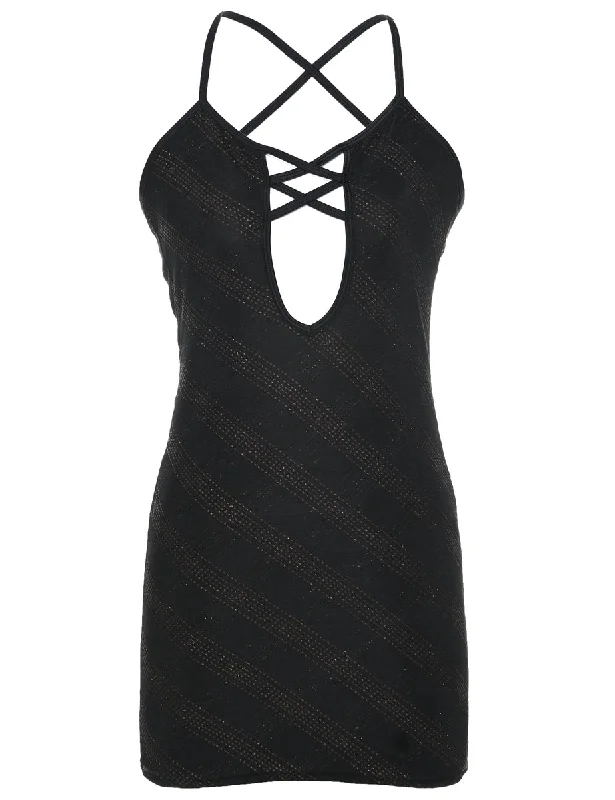 Black Bodycon Top - XS