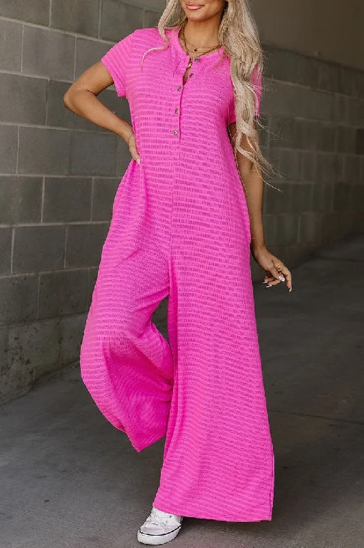 Heathrow Jumpsuit - Fuchsia